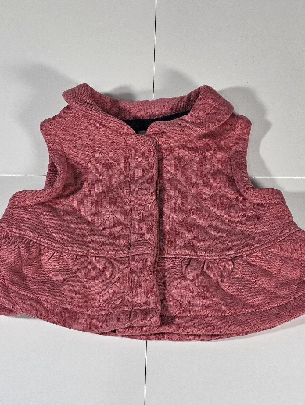 Carter's Coral Diamond-quilted Vest Newborn